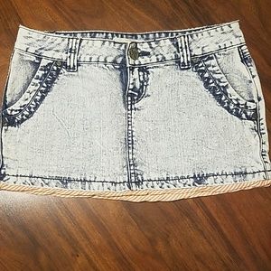 Roxy Blue Jean Skirt